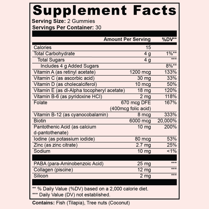 Hair, Skin & Nails Gummies